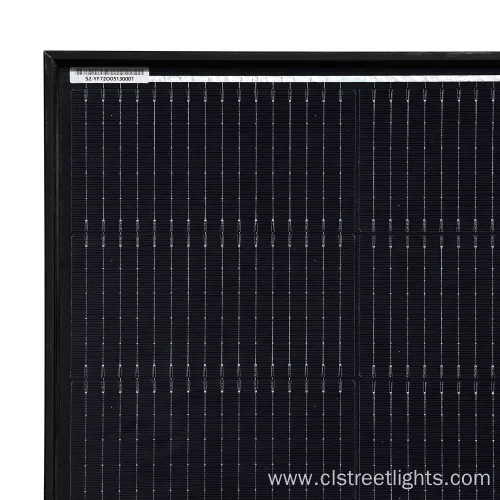 16bb 590W Half Cell Black Solar Panels with CE TUV 30-Years Warranty